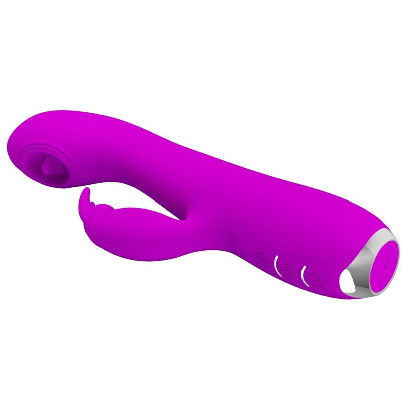 PRETTY LOVE - RACHEL RECHARGEABLE VIBRATOR WITH STIMULATING WAVES PURPLE