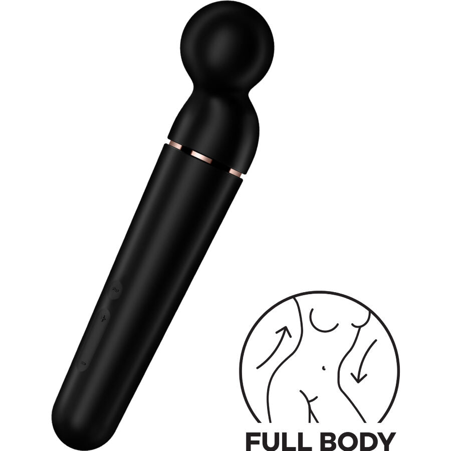 Planet Wand-er Blue - XXL Wand Massager - 60 Vibration Combos - Satisfyer