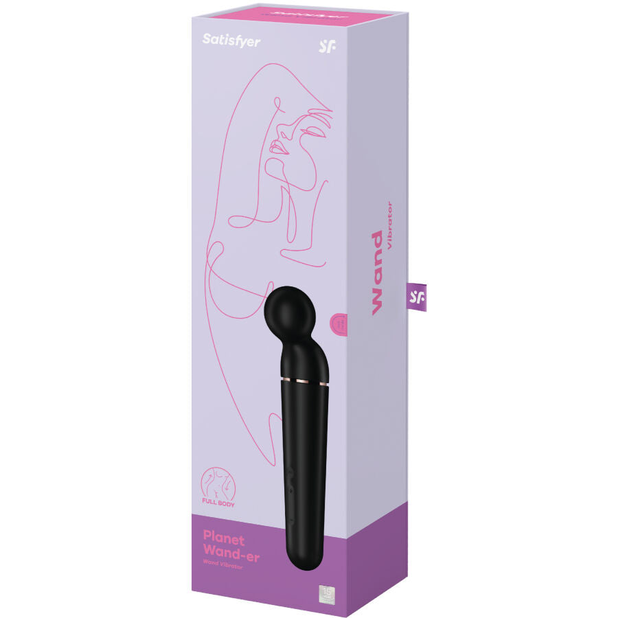 Planet Wand-er Blue - XXL Wand Massager - 60 Vibration Combos - Satisfyer