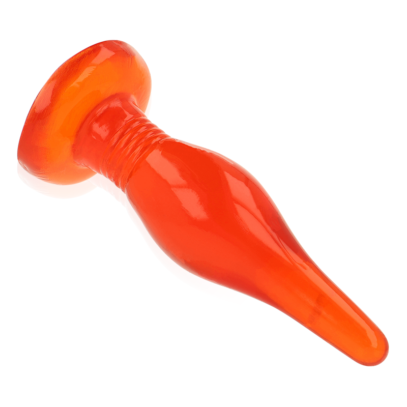 Soft-Touch Anal Plug Red | 14.2 cm x 3.9 cm | BAILE