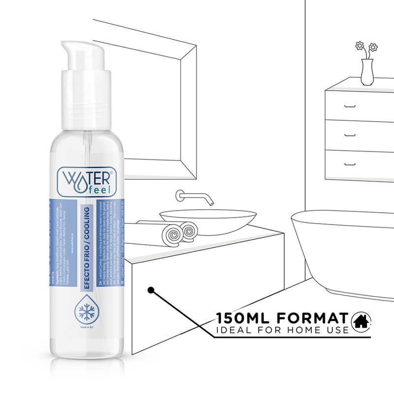 Cold-Effect Water-Based Lubricant | 150 ml | WATERFEEL