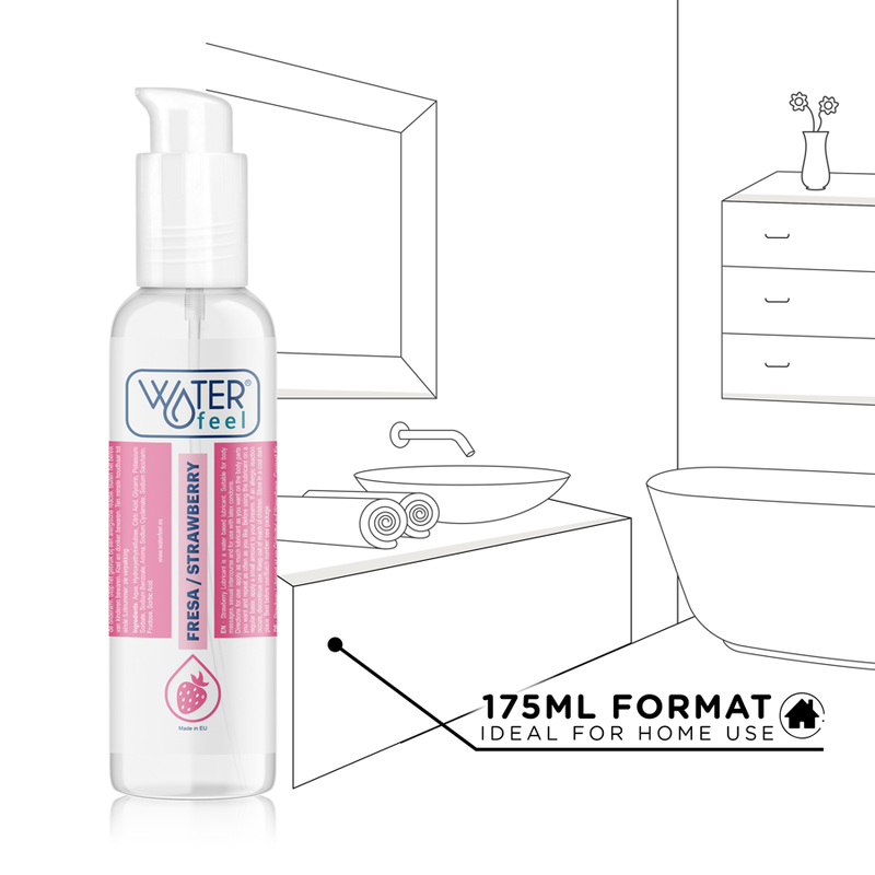 Strawberry Water-Based Lubricant | 175 ml | WATERFEEL