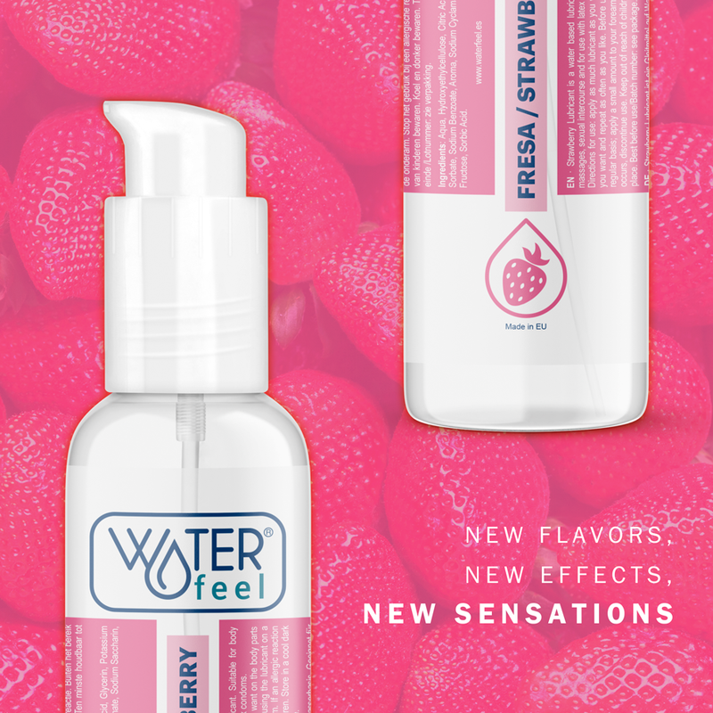 Strawberry Water-Based Lubricant | 175 ml | WATERFEEL