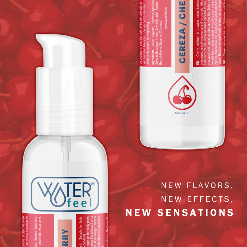 Cherry Water-Based Lubricant | 175 ml | WATERFEEL
