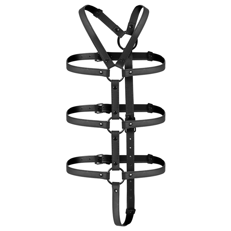 Adjustable torso & arm bondage harness | FETISH SUBMISSIVE