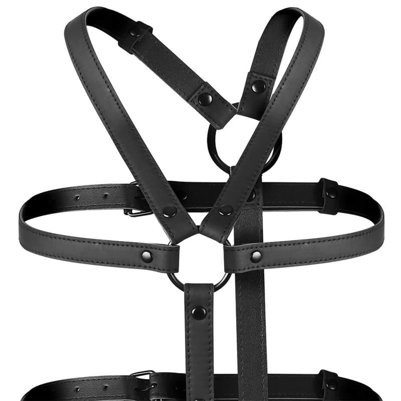 Adjustable torso & arm bondage harness | FETISH SUBMISSIVE