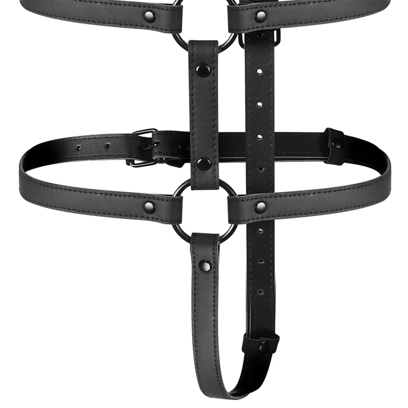Adjustable torso & arm bondage harness | FETISH SUBMISSIVE