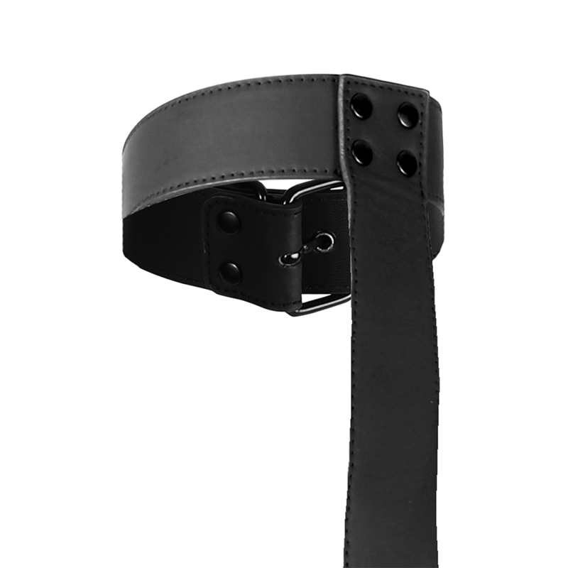 Adjustable collar + wrist restraint set | 39–48 cm neck | FETISH SUBMISSIVE