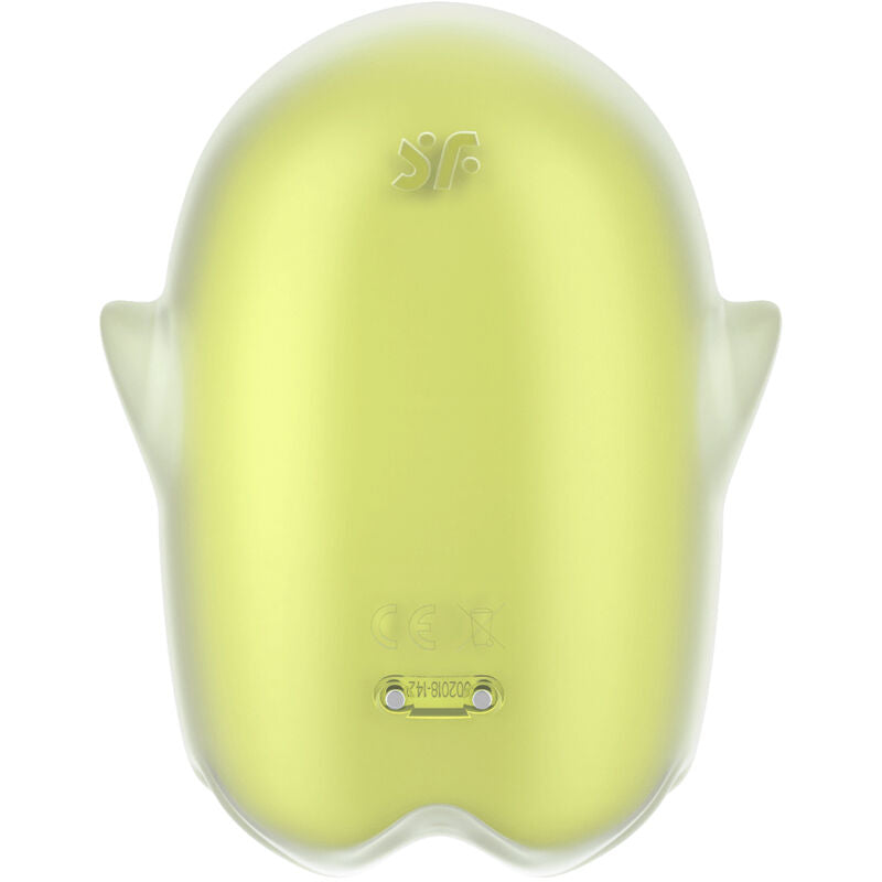 SATISFYER - GLOWING GHOST AIR PULSE & VIBRATOR WHITE