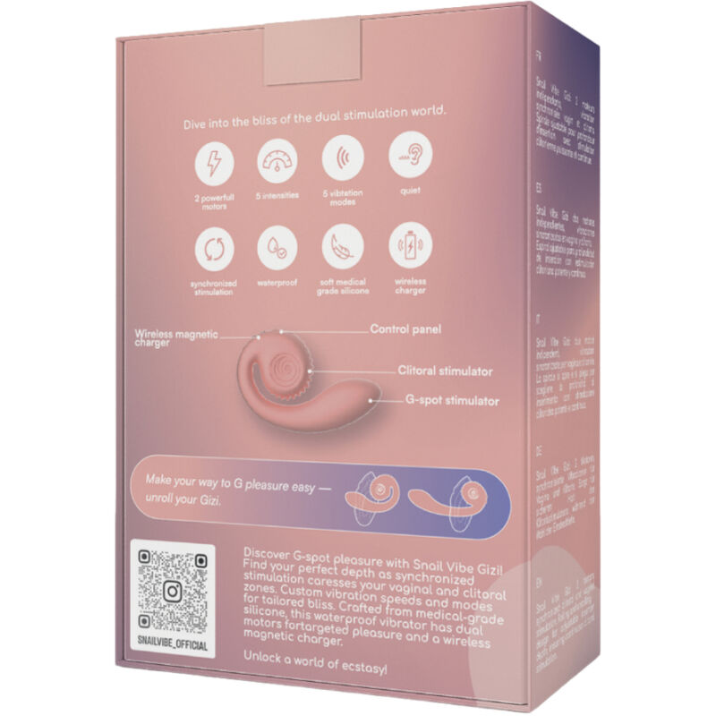 SNAIL VIBE - GIZI DUAL STIMULATOR TIFFANY