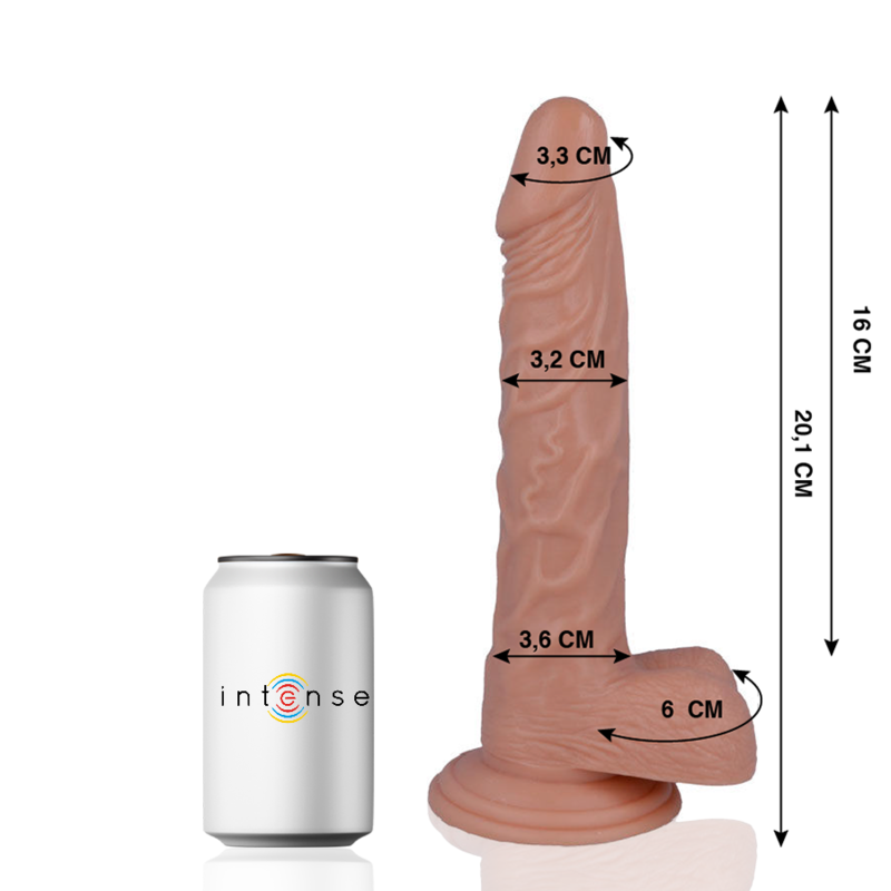 Realistic Dildo 20.1 cm x 3.2 cm with Balls – MR INTENSE