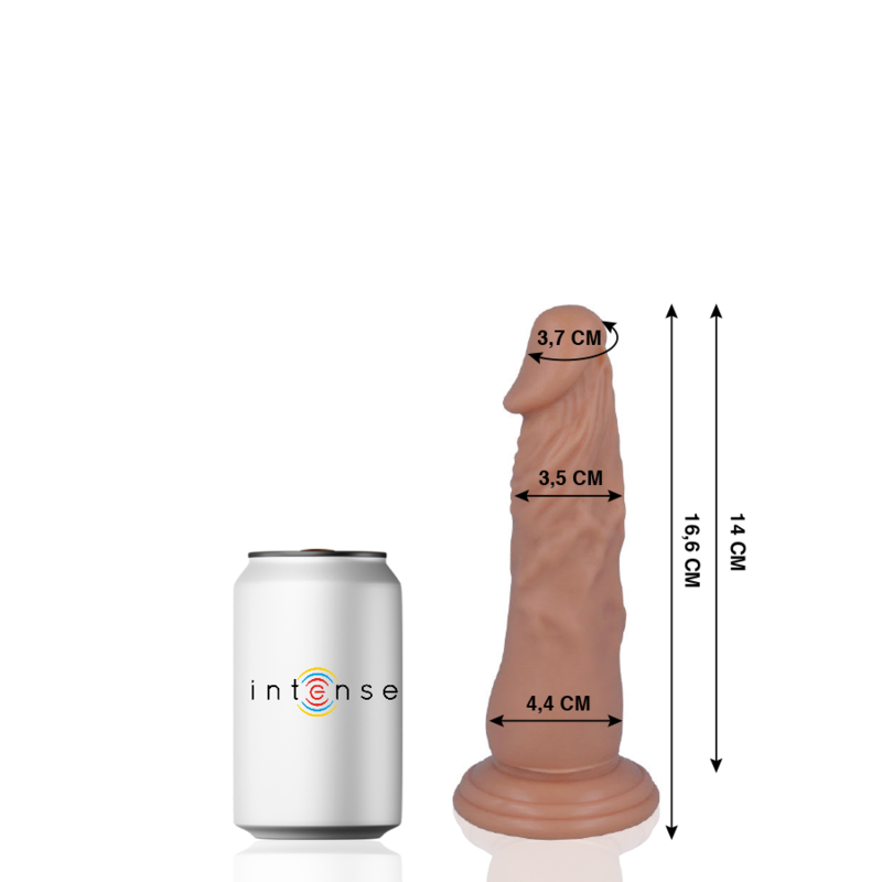 Realistic Dildo 16.6 cm x 4.4 cm – Suction Cup