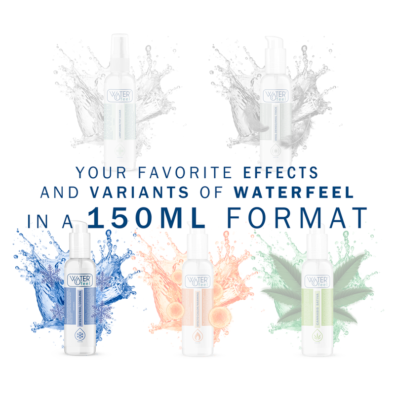 Cold-Effect Water-Based Lubricant | 150 ml | WATERFEEL