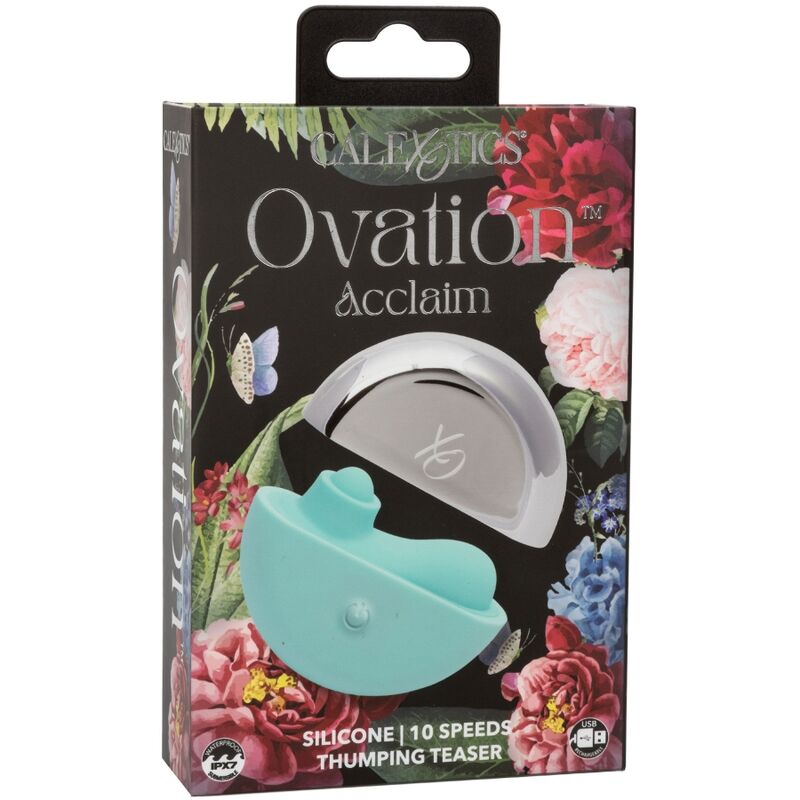 CALEXOTICS - OVATION ACCLAIM STIMULATOR AQUA GREEN