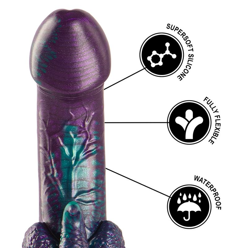 Basilisk Silicone Dildo – Small 18.0 cm × 4.8 cm – EPIC