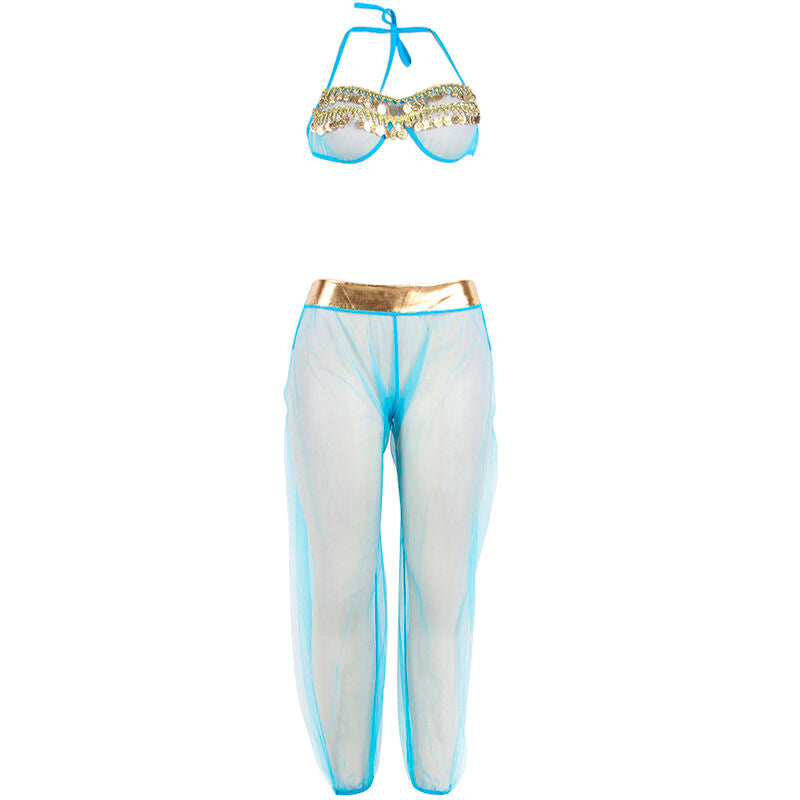 SUBBLIME - INDIA STYLE BLUE LINGERIE SET L/XL