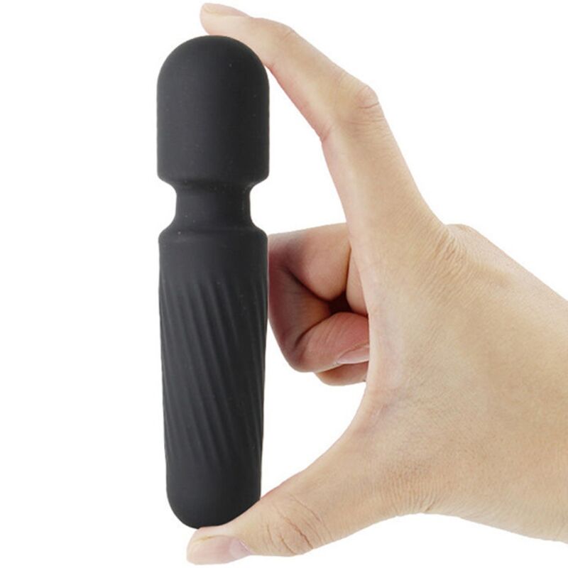 Your Magic Mini Massager and Vibrator - Rechargeable - 10 Vibrations - Black - ARMONY