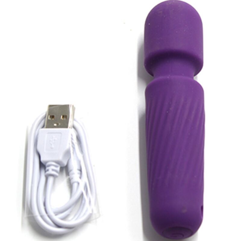 Your Magic Mini Wand Massager - Rechargeable - 10 Modes - Purple - Armony