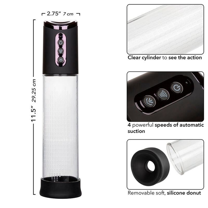 CALEXOTICS - PEAK STIMULATING WAVE PUMP 4 SPEED BLACK