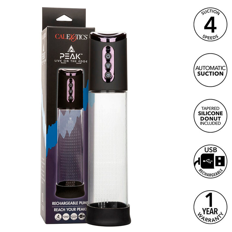 CALEXOTICS - PEAK STIMULATING WAVE PUMP 4 SPEED BLACK