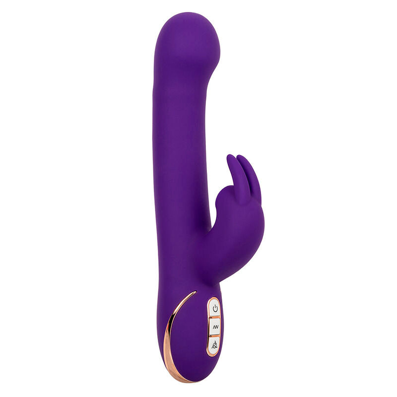 CALEXOTICS - JACK RABBIT VIBRATOR AND STIMULATOR 7 VIBRATION LEVELS AND STIMULATING WAVES BLUE
