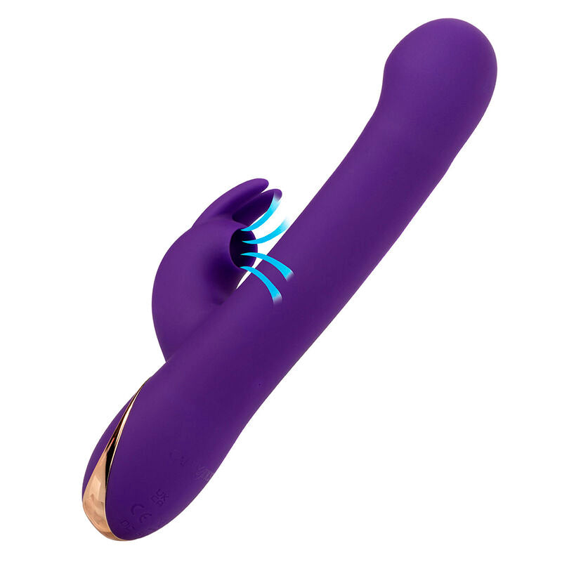 CALEXOTICS - JACK RABBIT VIBRATOR AND STIMULATOR 7 VIBRATION LEVELS AND STIMULATING WAVES BLUE