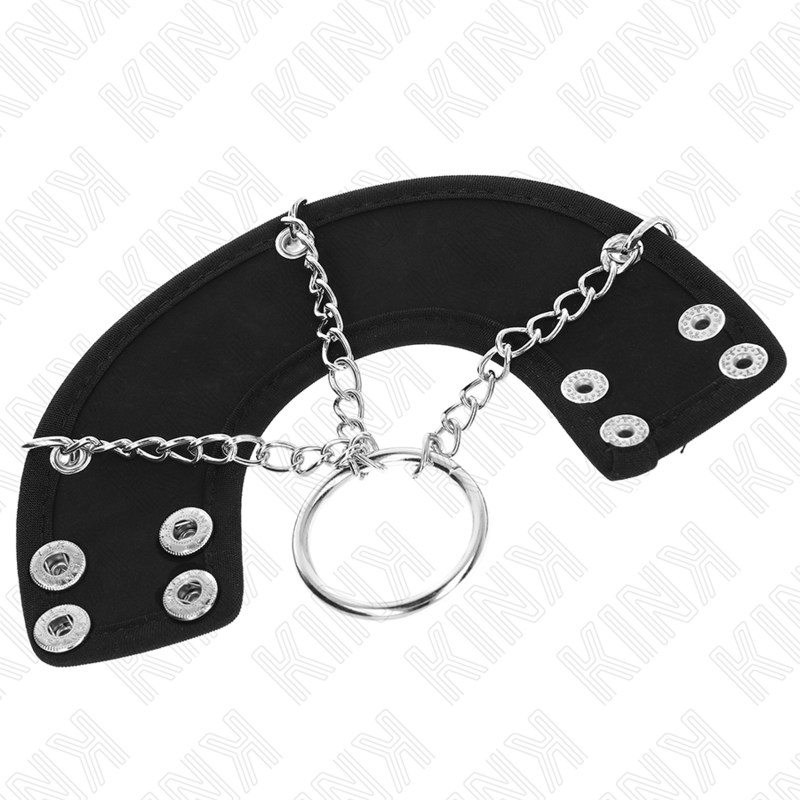 Metal Penis Ring & Chain Belt | 4 cm ring + 7 cm chain | KINK