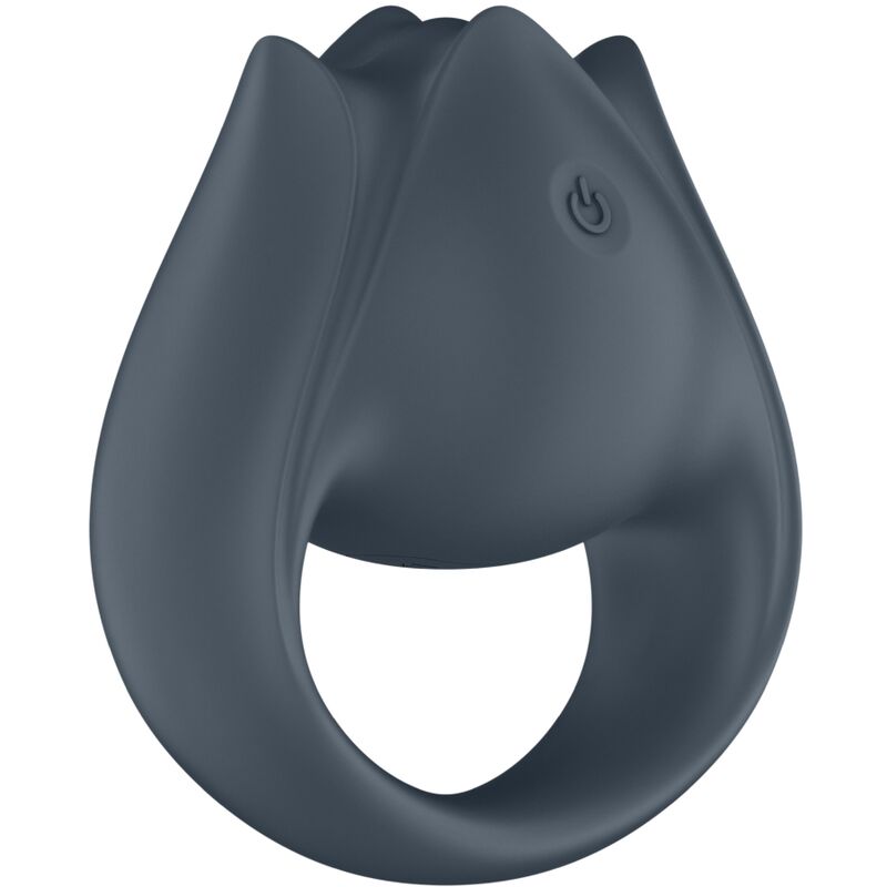 SATISFYER - PERFECT PAIR 2 MULTIVIBRATOR 2 IN 1 PENIS RING AND FINGER STIMULATOR GREY