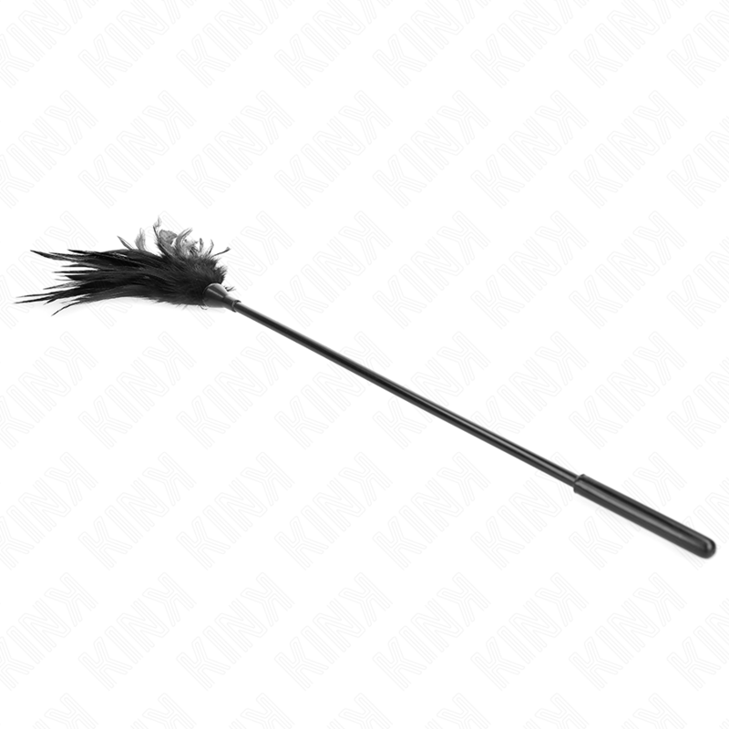 Multiple Black Tickle Feathers 45 cm – KINK