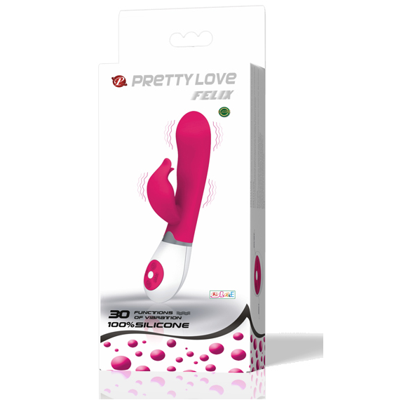 Felix Flirtation Rabbit Vibrator – 21 cm – PRETTY LOVE