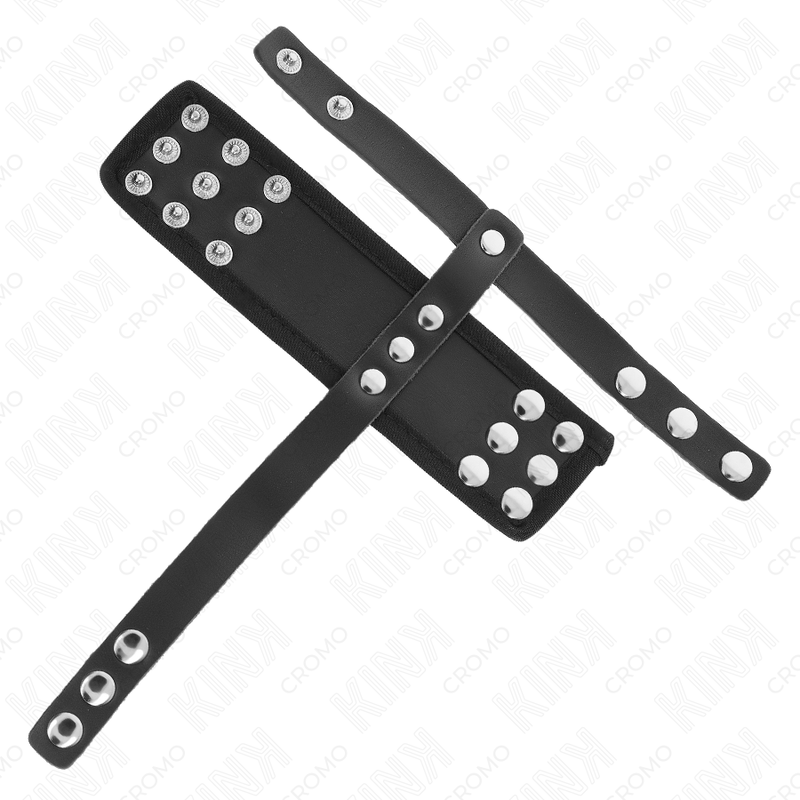 Leather penis cage with ball divider | KINK