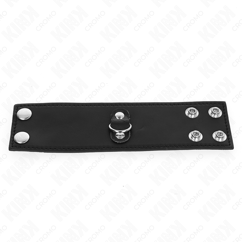 Leather pressure-closure penis ring | 18 cm × 5 cm | KINK
