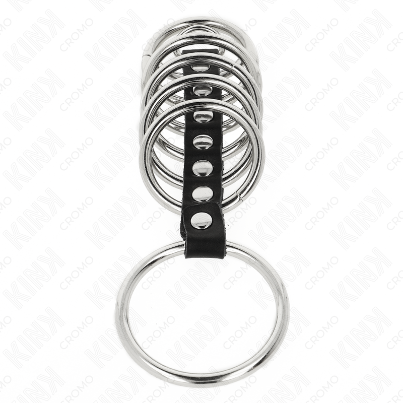 7-Ring Stainless Cock Ring Set | 3.2 – 5 cm | KINK