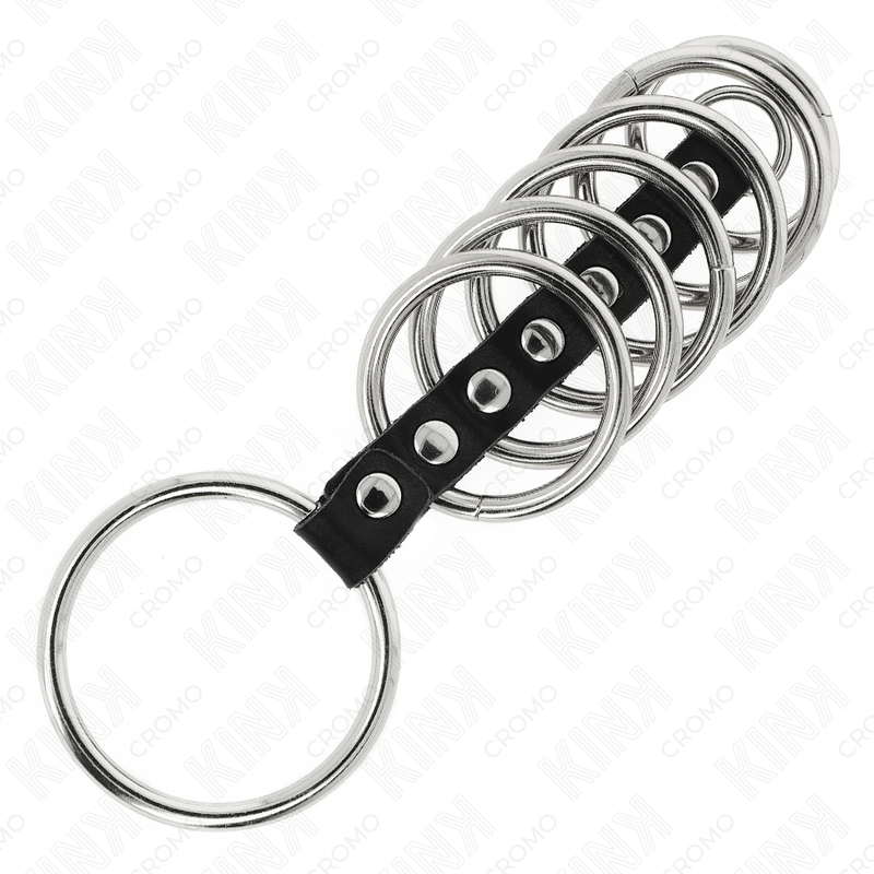 7-Ring Stainless Cock Ring Set | 3.2 – 5 cm | KINK