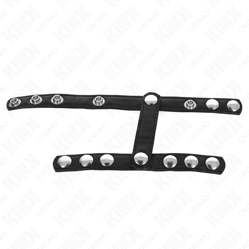 Triple-strap ball-divider penis ring | KINK