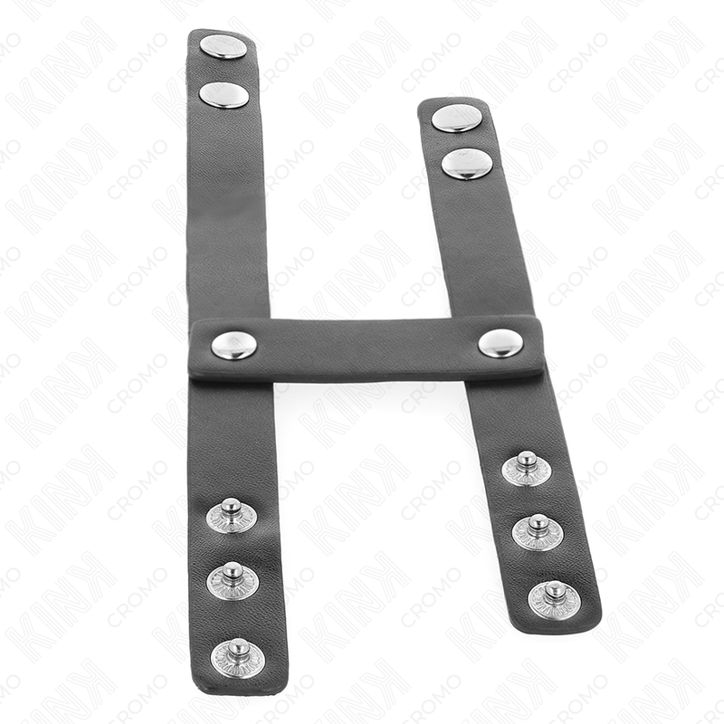 Adjustable Double-Loop Leather Cock Ring | KINK