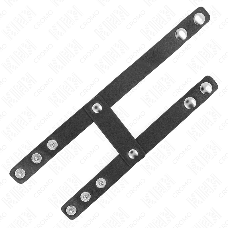 Adjustable Double-Loop Leather Cock Ring | KINK