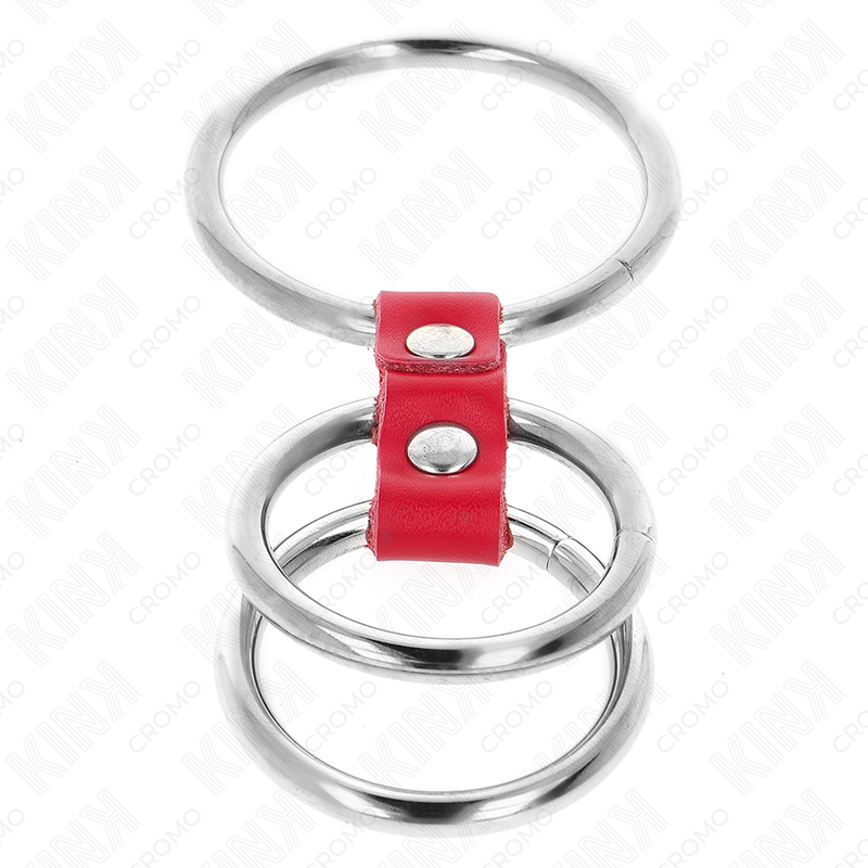 Triple metal penis ring set | 3.7–5 cm | KINK