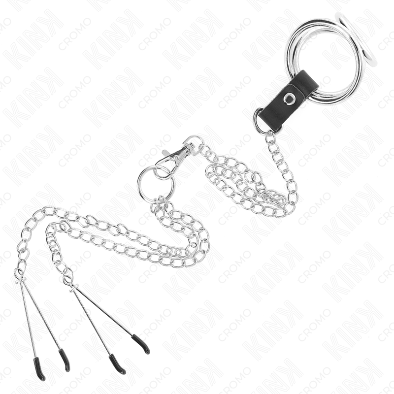 Chrome triple penis-ring set | 3.8 – 5 cm | KINK