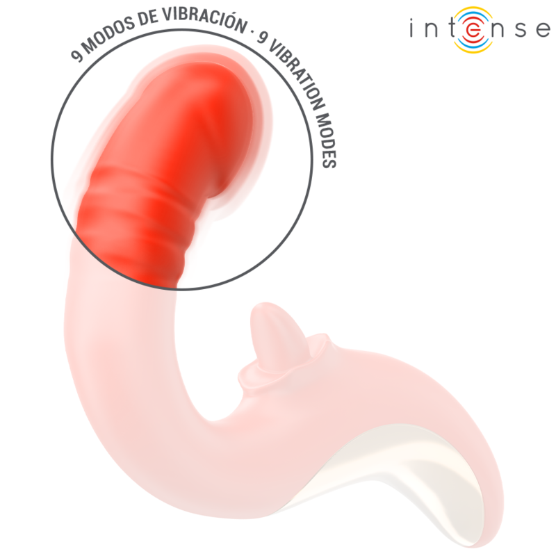 Paulina U-Shape Vibrator Dual Motor Red – INTENSE
