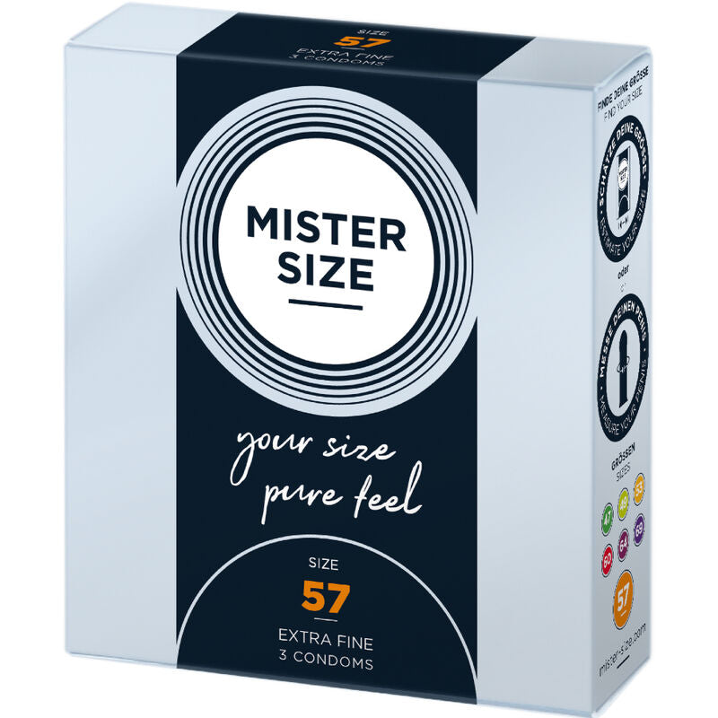 Condoms Size L 57 mm – 3 Units – MISTER SIZE