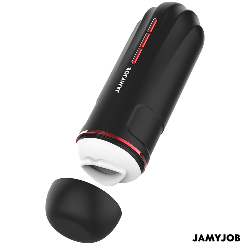 JAMYJOB - MEGABITE AUTOMATIC MOUTH MASTURBATOR 5 MODES STIMULATING WAVES AND VIBRATION