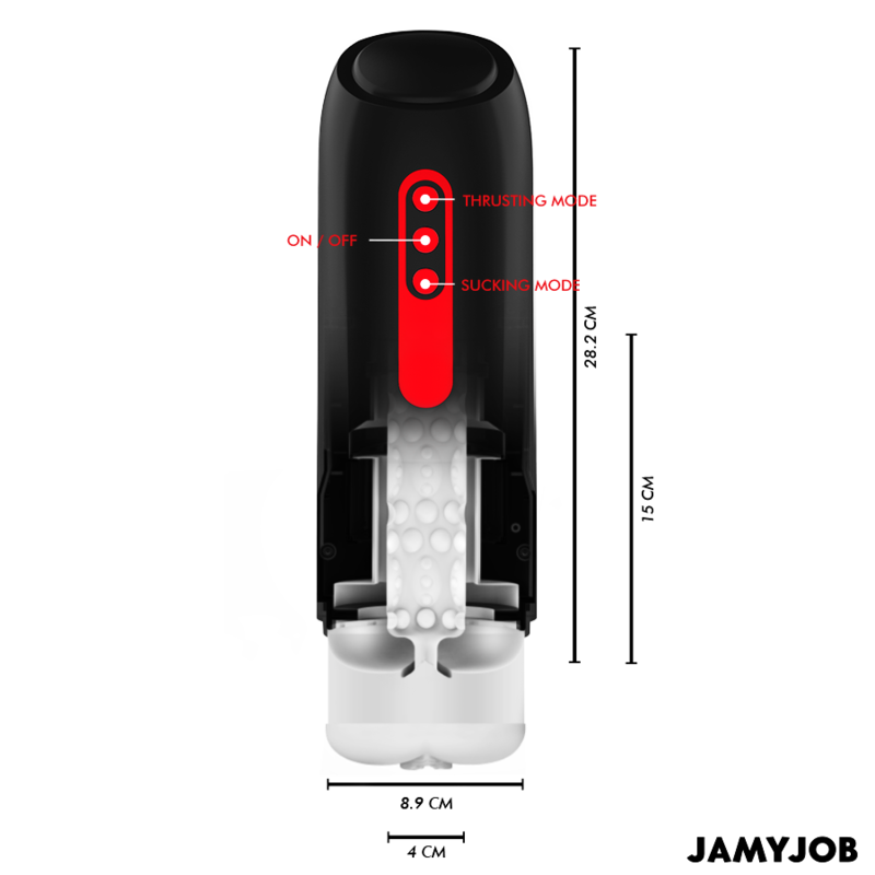 Phantom Automatic Masturbator | 5 Suction + 5 Thrust Modes | JAMYJOB
