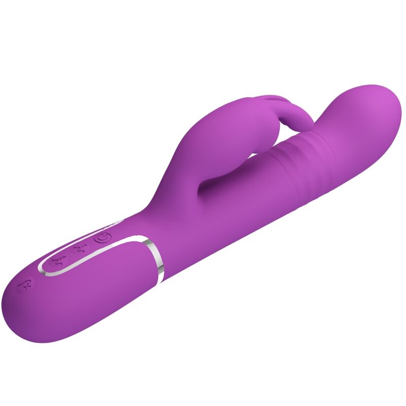 PRETTY LOVE - COALE 4 IN 1 MULTIFUNCTION RABBIT VIBRATOR  PURPLE