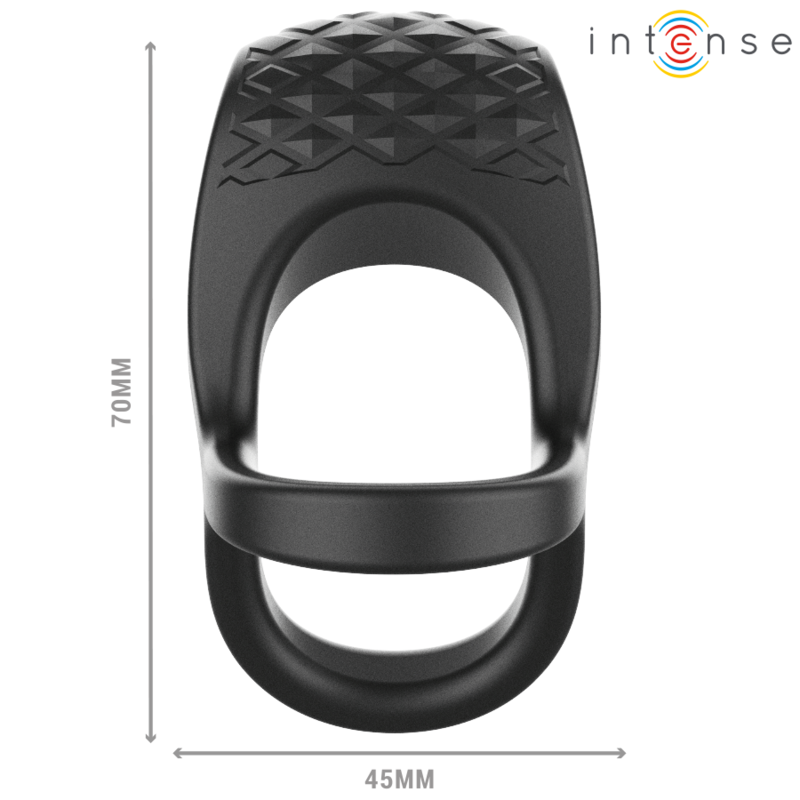 Alex Double Vibrating Penis Ring - 10 Modes - INTENSE