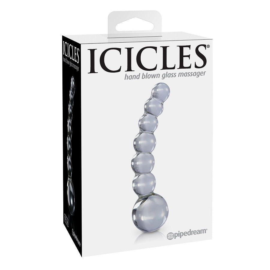 Graduated Glass Beaded Wand | 9 cm × 2 cm | ICICLES