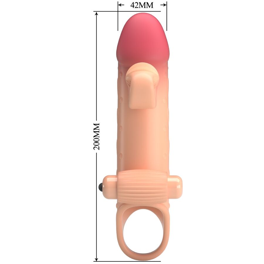 ROMANCE - VIBRATING PENIS SLEEVE NATURAL