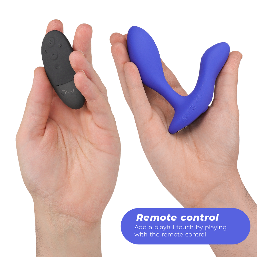 WE-VIBE - VECTOR+ BLUE PROSTATE MASSAGER