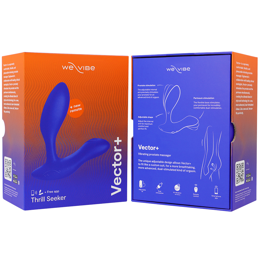 WE-VIBE - VECTOR+ BLUE PROSTATE MASSAGER