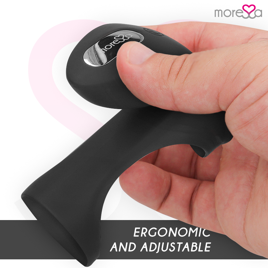 Brandon Vibrating Penis Ring Sheath 7 Modes - Silicone - MORESSA